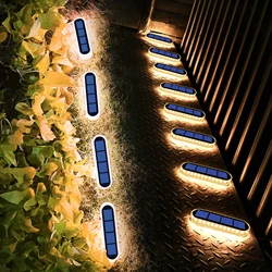 5 Years Lifespan solar Deck Lights Waterproof IP68 LED Path Lights Solar Step Lights Solar Powered Light Bar for Stairs Driveway