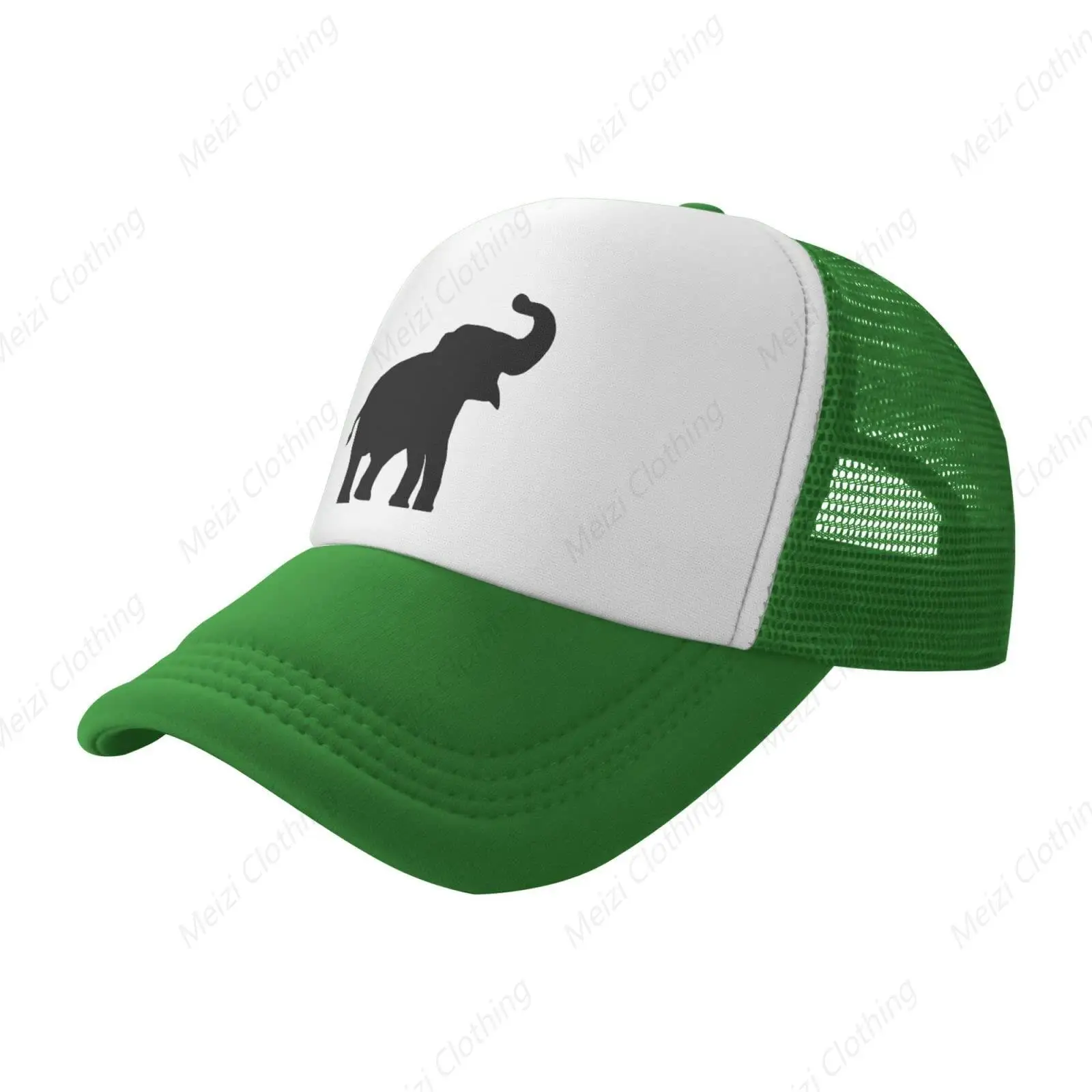 Men's and women's outdoor styles Elephant Hat Animal Mesh Cap  Animal Adjustable Trucker Hat Baseball Cap