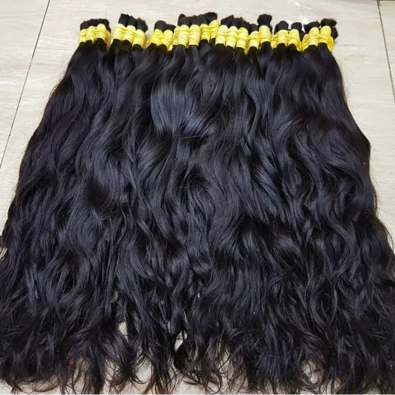 Włosy ludzkie do zaplatania, body wave, luzem, naturalne, dziewicze, bez wszywki, pasma włosów ludzkich, mikro warkocze do zaplatania, do stylu boho.