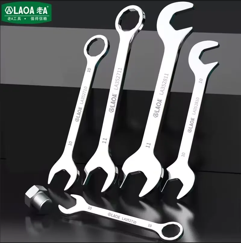 LAOA-Mini Double Ended Spanner, Open-End Wrench Rool, pode ser transportado com você, 5mm-11mm