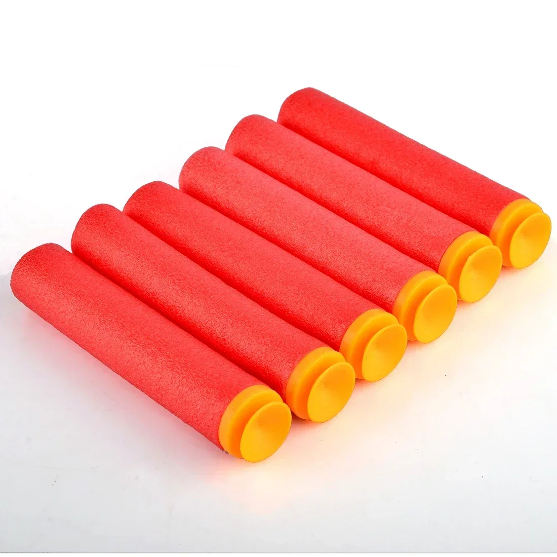 120 pcs Soft Bullet Sucked Type Head Foam Bullets for Nerf Mega Series - Red