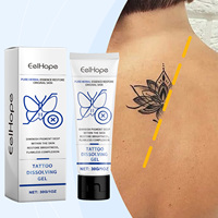EELHOE 30g Tattoo Removal Gel Dissolve Tattoo Repair Skin Moisturizing Painless Deep Cleansing Care gel Feamle Makeup Product