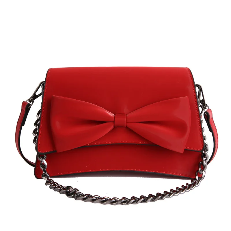 

Women's Bag Fashion Bow Shoulder Bag Chain Crossbody Small Square Bag