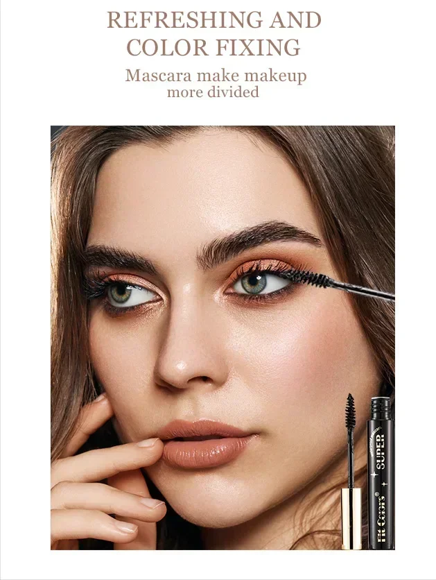 Heallor 14 Farb volumen Mascara dauerhafte Styling wasserdicht schnell trocknen blau lila Curling verlängern lange Wimpern Seide Verlängerung cr