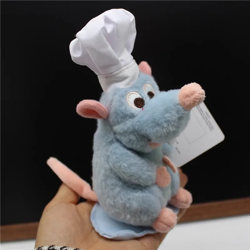 16ซม.Disney Ratatouille Chef Remyแม่เหล็กไหล่Plushของเล่นของขวัญRatatouille Kawaii Plush Stuffของเล่นสําหรับของขวัญวันเกิด