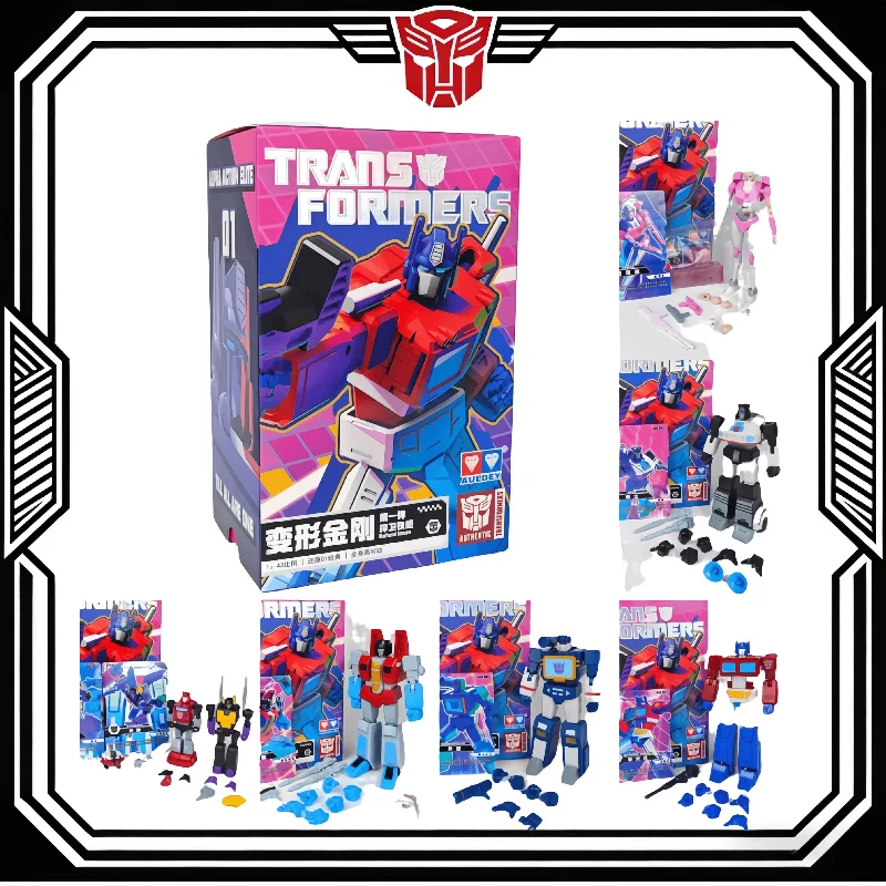 AULDEY Transformers AAE Optimus Prime Arcee Sunstorm Starscream Soundwave Jazz Cliff Jumper Kickback Laserbeak Juguetes Modelo
