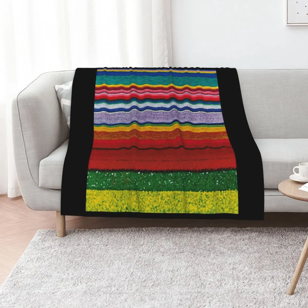 City and Colour little hell Throw Blanket Loose for winter Luxury Designer valentine gift ideas christmas gifts Shaggy Blankets