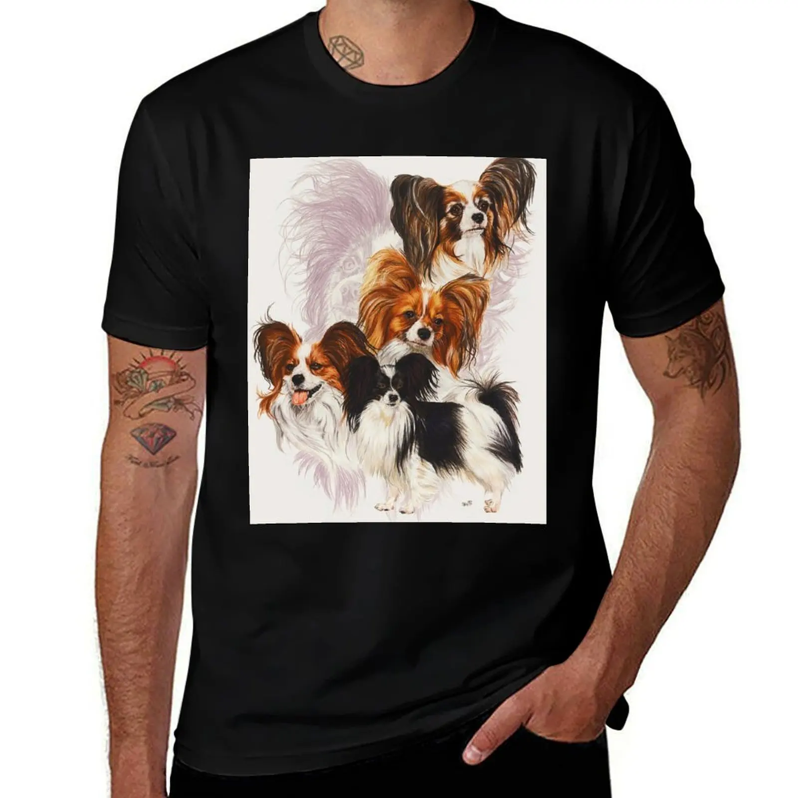 Papillon Medley T-Shirt Big and Tall Loose Fit T-Shirt