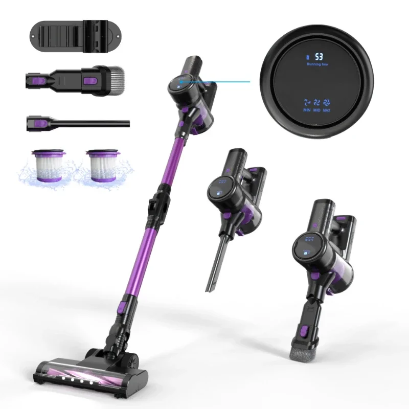 

Household wireless large suction high power carpet vacuum cleaner handheld vertical brushless