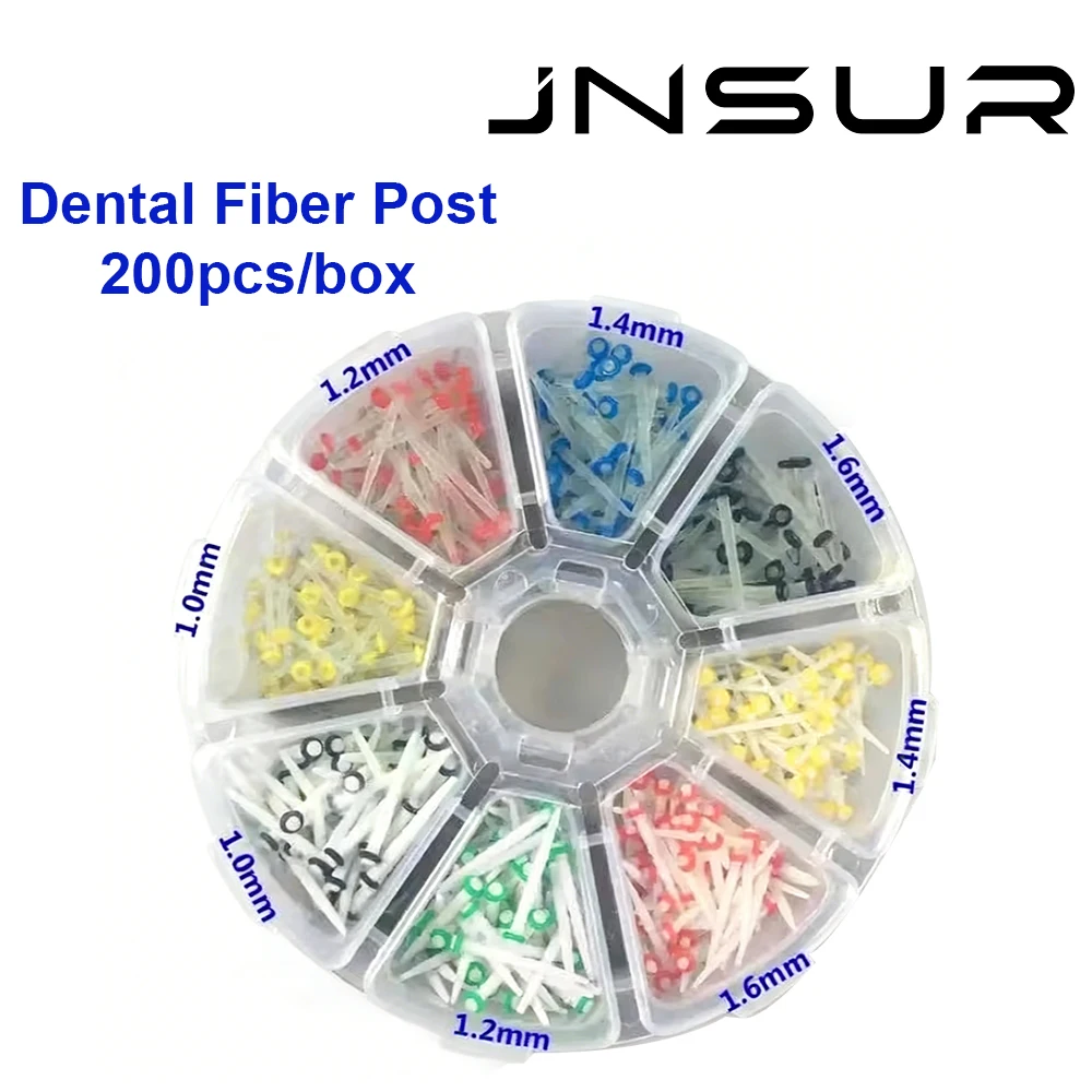 

Набор из 200 шт. фибровых штифтов-вкладышей для зубов, разные размеры, стоматологические реставрационные материалы, профессиональные стоматологические принадлежности для клинического использования