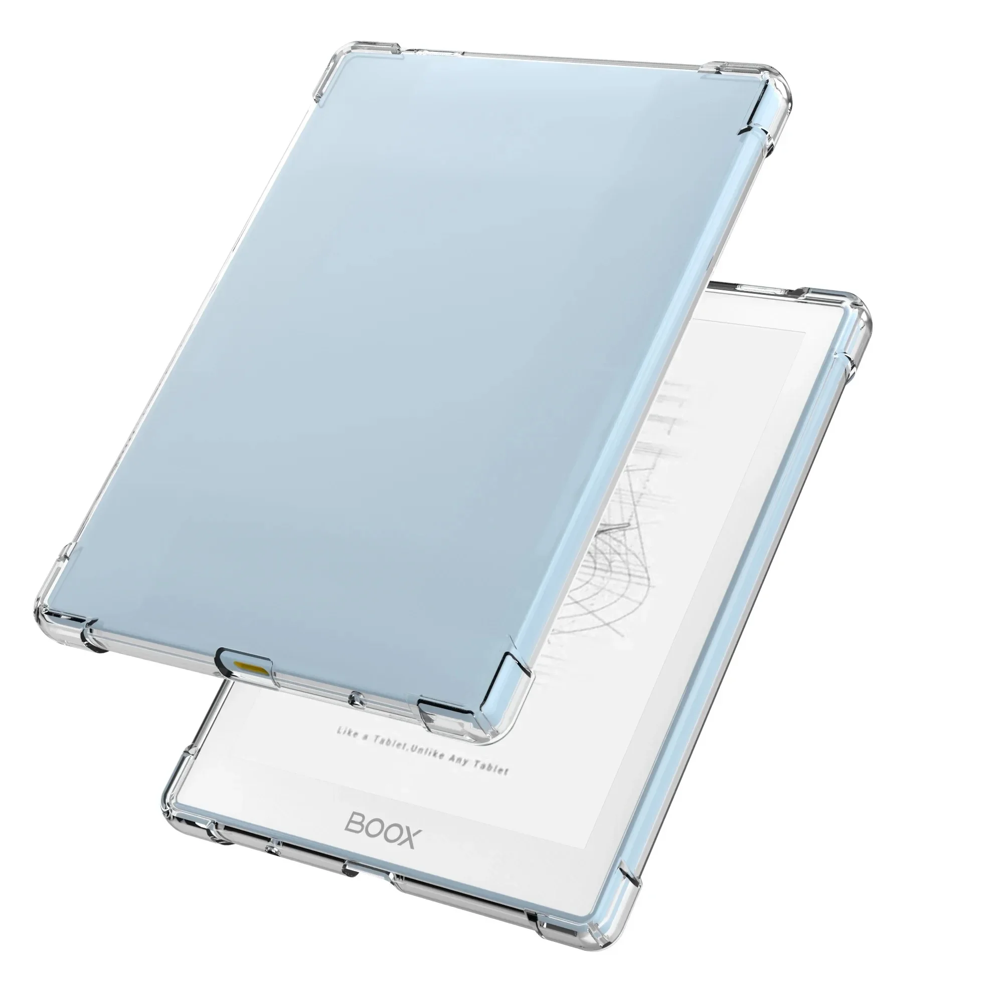 Capa traseira tpu transparente para funda onyx book poke 6 6S 5 5S case 4S 4 lite 3 2 cores 6 "ebook coque à prova de choque para boox go 6" (2024)