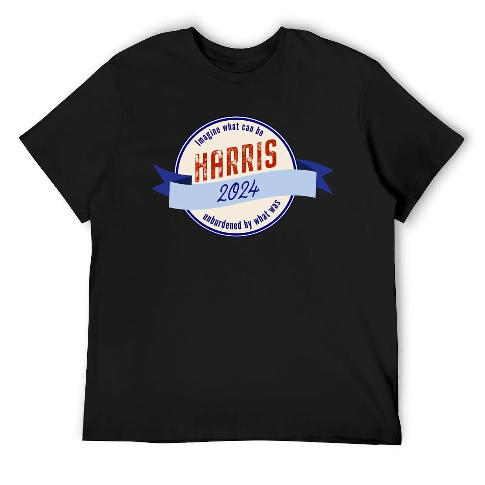 HARRIS 2024: IMAGINE WHAT CAN BE, UNBURDENED BY WHAT WAS T-Shirt vintage clothes plus sizes mens graphic t-shirts