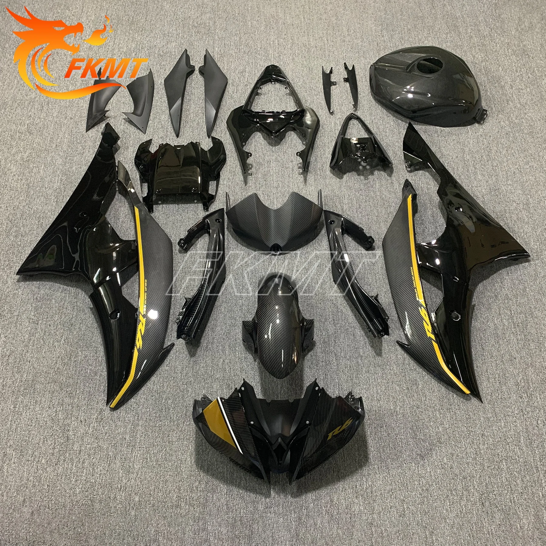 

NEW ABS Motorcycle full Fairing Kit fit For YZF R6 2008 2009 2010 2011 2012 2013 2014 2015 2016 YFZ-R6 Bodywork Fairings kits