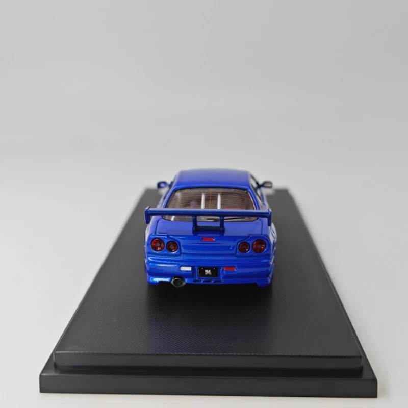 KOD × GFCC 1/64 Scale Skyline GT-R R34 C-West Alloy Car Model