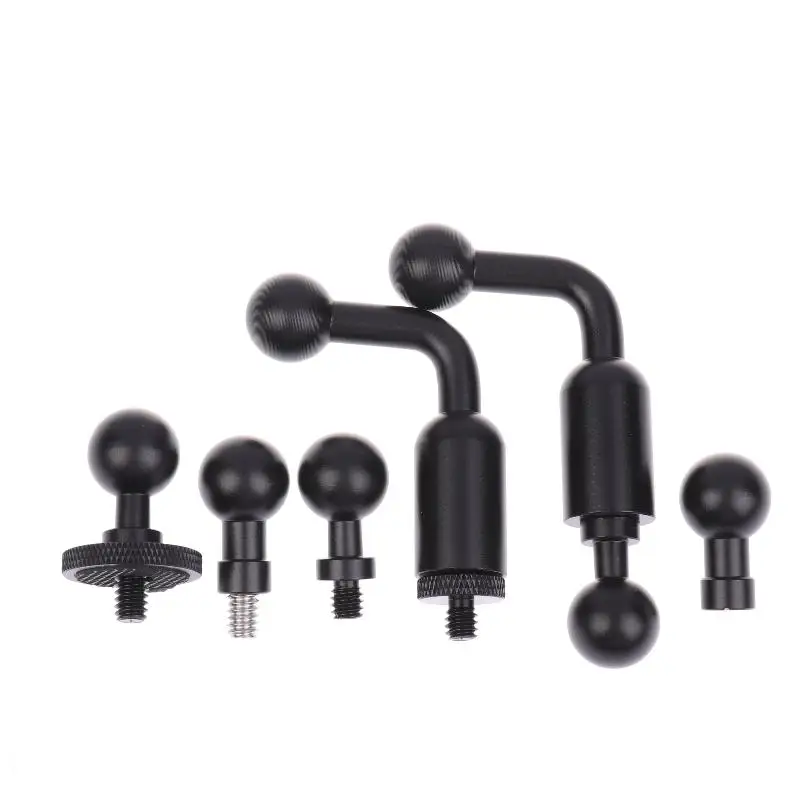 1/3pcs 17mm Ball Head Adapter Socket Arm Mounting Converter Extension Joint Mount forGopro Action Camera Smartphone Holder