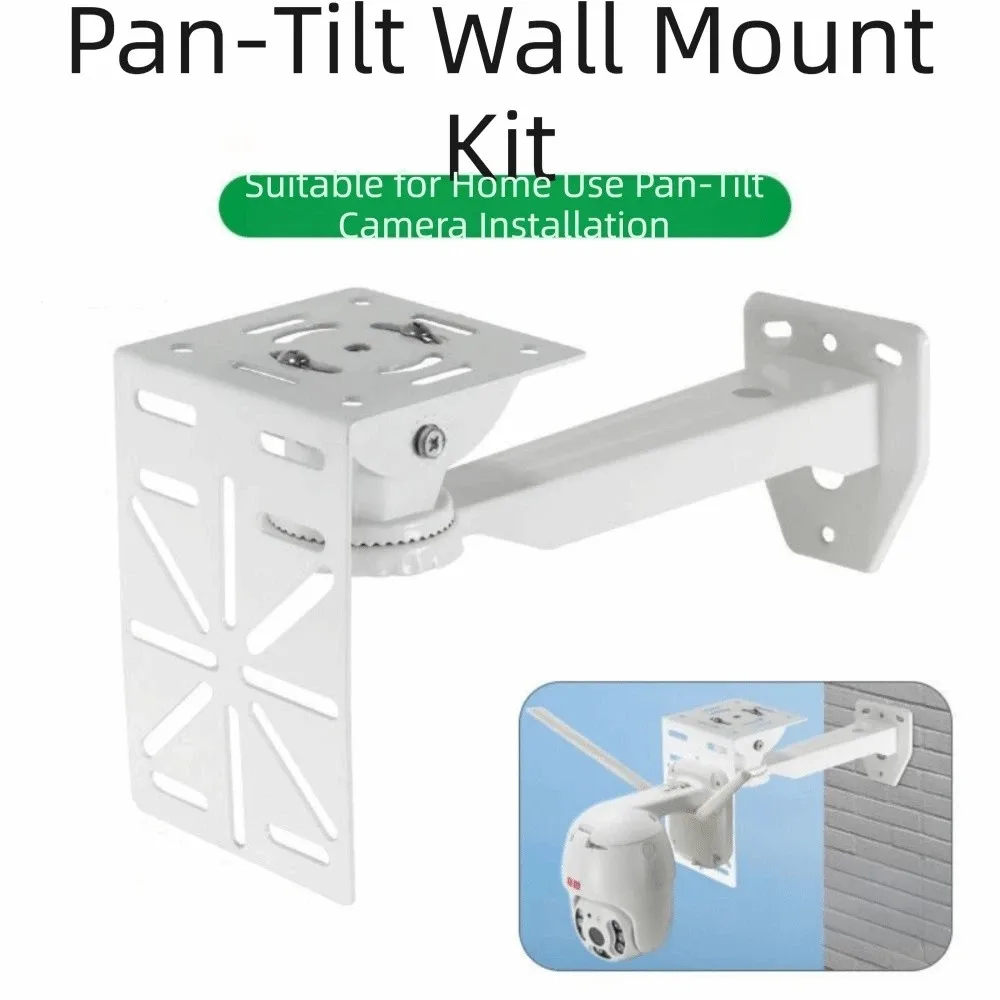 L Shape Camera Bracket Wall Mount Metal Security Camera Mount Easy Installation Adjustable Angle Pole Mount Bracket Outdoor