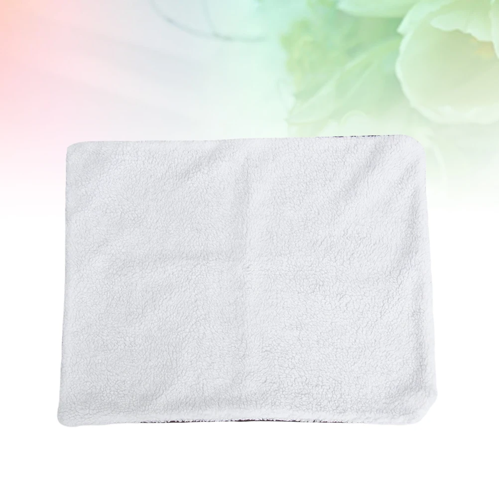 

90 X64cm Pet Beds Self-heating Constant Temperature Blanket Warm Cushion Mat Pad Dog Sleeping White