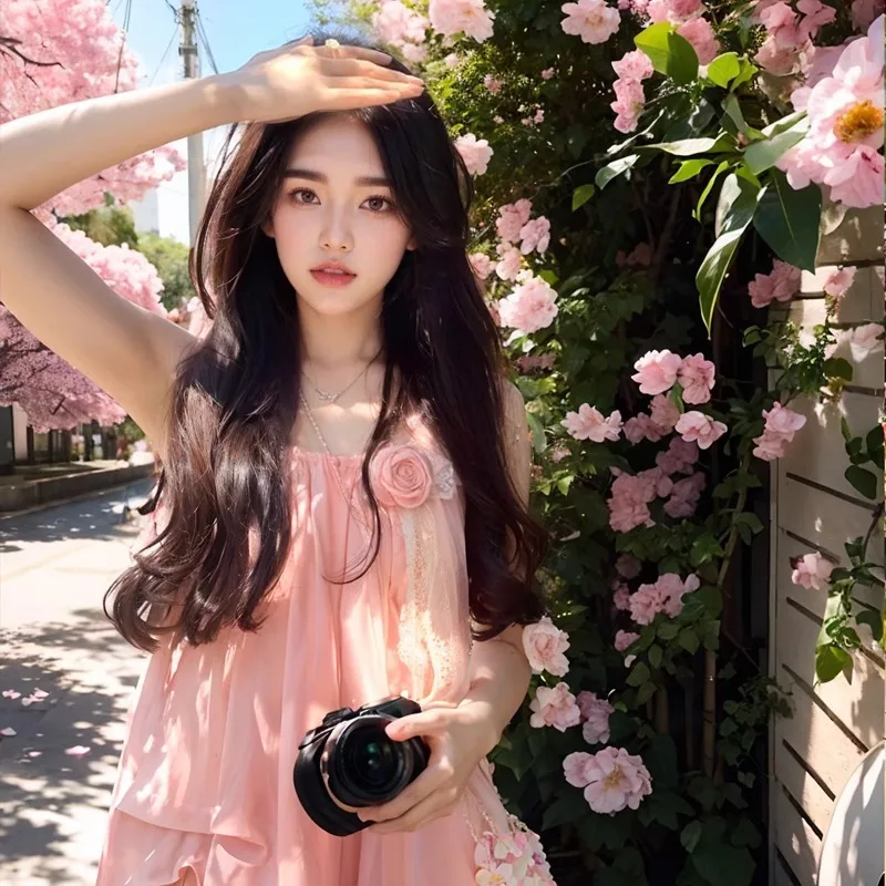 

Suspender Dress Women's Spring and Summer Beach Dress