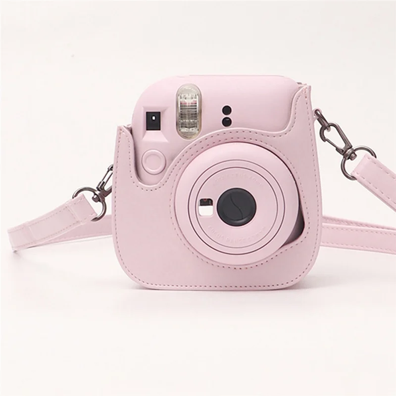 

CHYY Top Camera Bag For Fujifilm MINI12 Mini Camera With Shoulder Strap PU Leather Soft Silicone Cover Bag