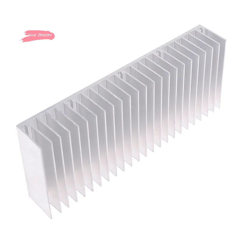 Disipador de calor de aluminio extruido para LED electrónico, 150x60x25mm, 1 unidad
