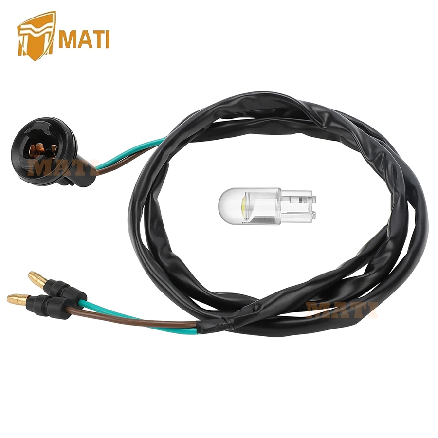 MATI-Douille de feu arrière et ampoule LED, Honda Recon 250 TRX250TE TRX250TM 2001-2004 3ino 20-AVEN8-A30