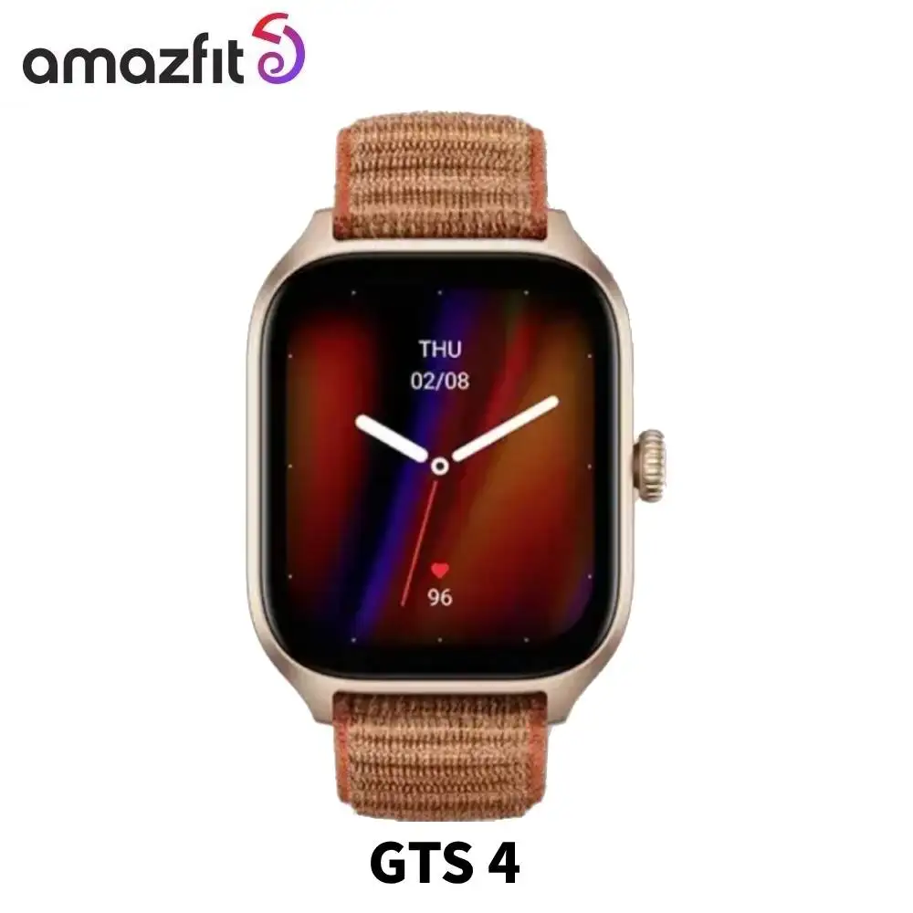Novo amazfit gts 4 smartwatch feminino 42mm de diâmetro zepp os com gps alexa embutido 24h monitoramento de freqüência cardíaca para ios android
