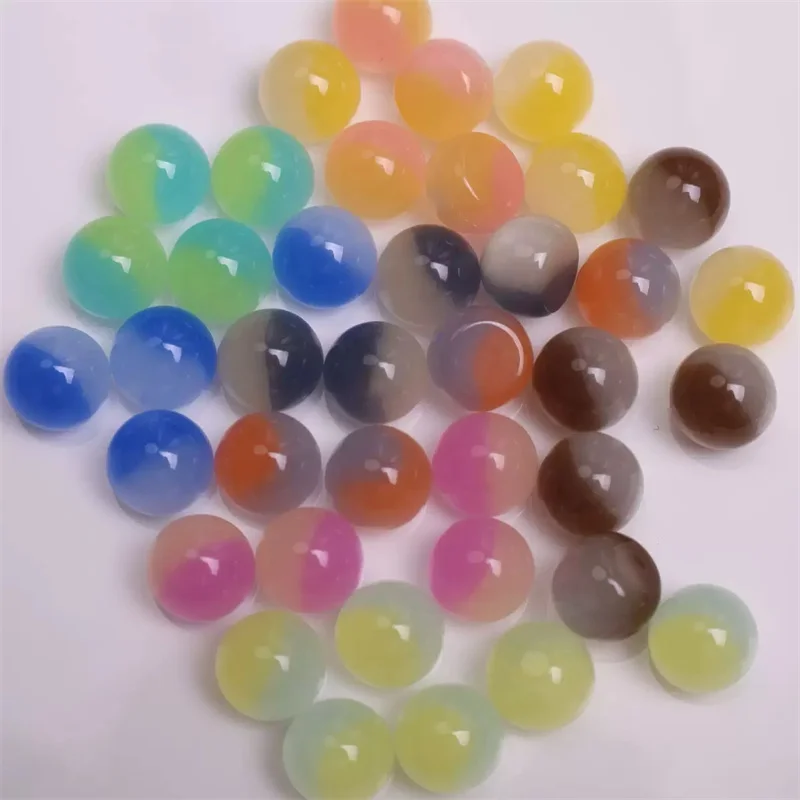 

Free shipping 100pcs/lot 10mm color print geometry rounds shape resin cabochon beads diy jewelry garment hair accessory