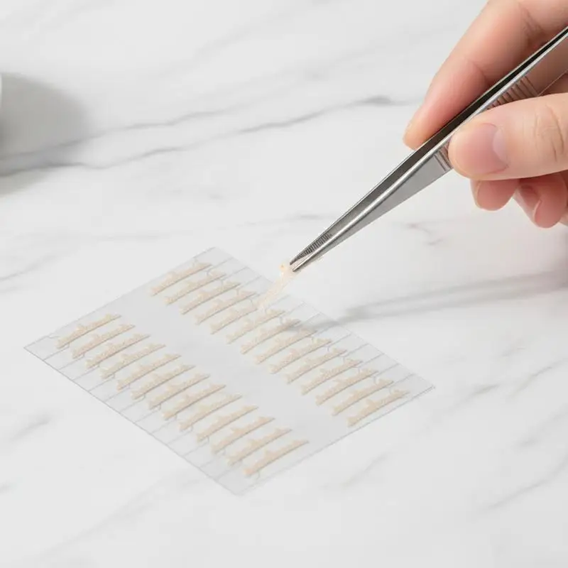 Eyelid Tape Roll Lace Mesh Texture Double Eyelid Stickers for Monolids and Hooded Eyes Secure Lift Daily Makeup Assistant