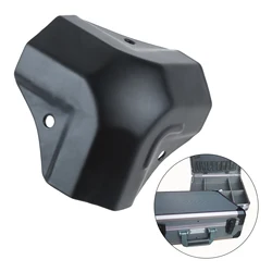4 Pcs Protective Angle Three-Sided Corner Black 50*50*50mm Furniture Wrap Angle Flight Road Case Tool Box Aluminum Box Chassis