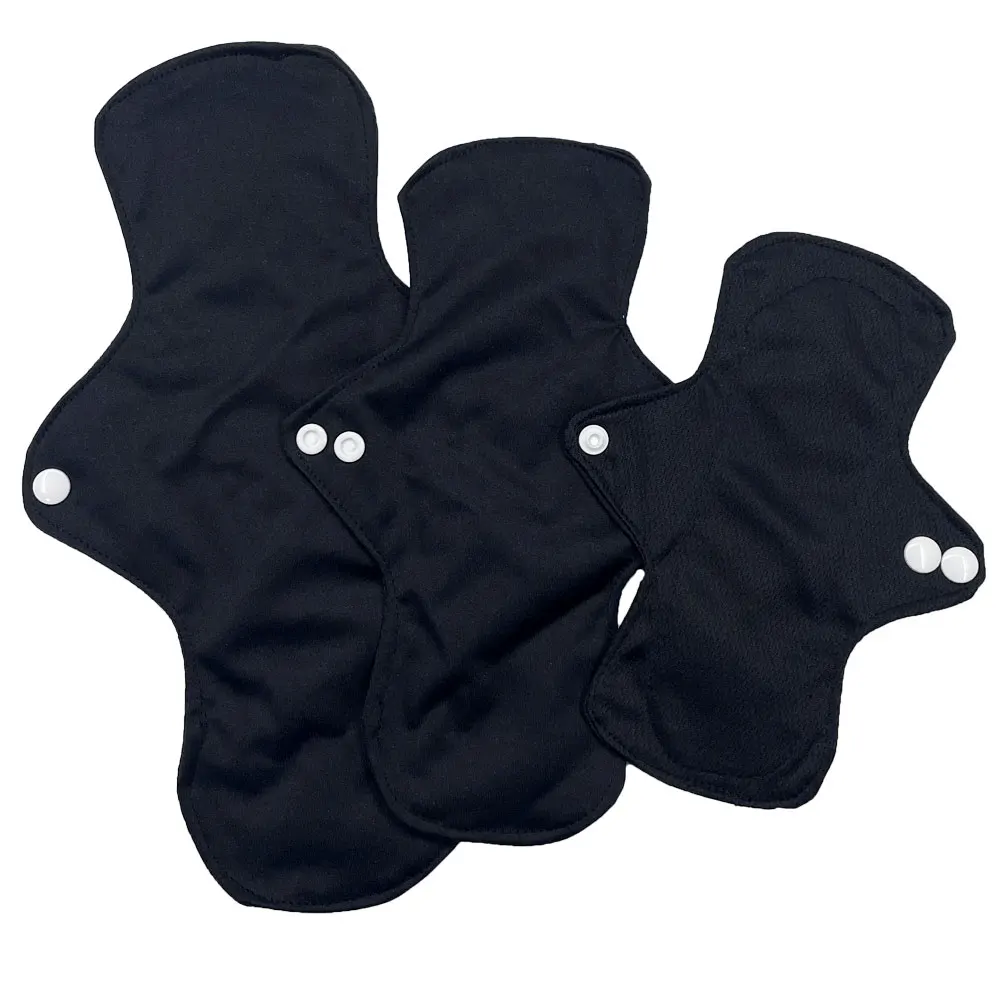 Women reusable Postpartum sanitary napkins, washable sanitary pads in 3 sizes ,breathable mesh inner Mama Cloth Pads 1pc