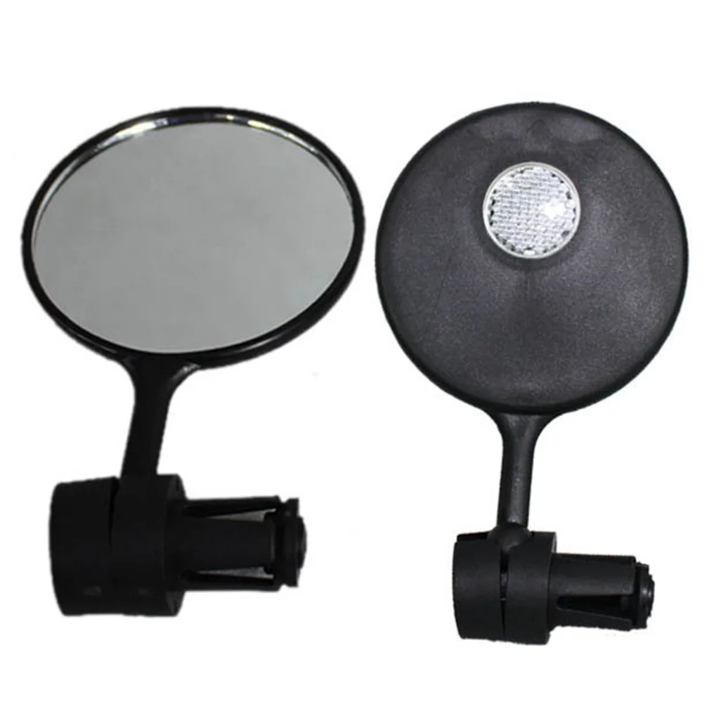 

Universal 360 Degrees Adjustable Bike Rearview Mirror High Brightness Flat Mirror Easy Install Fits Most Handlebars Road