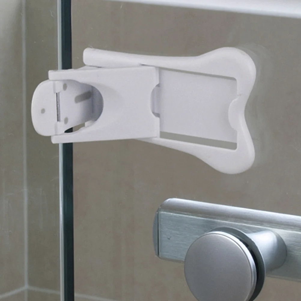 

1Set Sliding Door Safety Locks ABS Material Window Sliding Locks Proof Lock Prevent Falling Accident