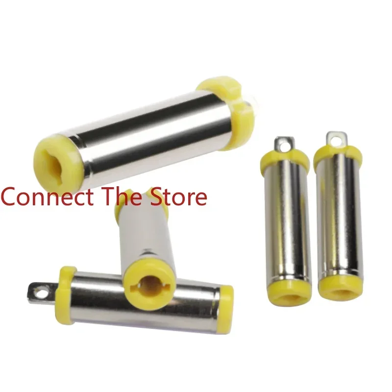 10PCS DC Injection Head 5.5 * 2.1 Tuning Fork 23MM Power Supply Male 5521 All Copper