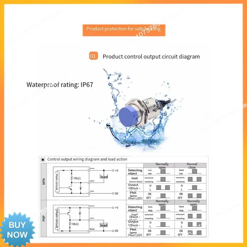 A10R Switch Sensor PRD18 12Mm Diameter DC12-24V 12Mm Diameter IP20 Switch Sensor PRD18 14DN2