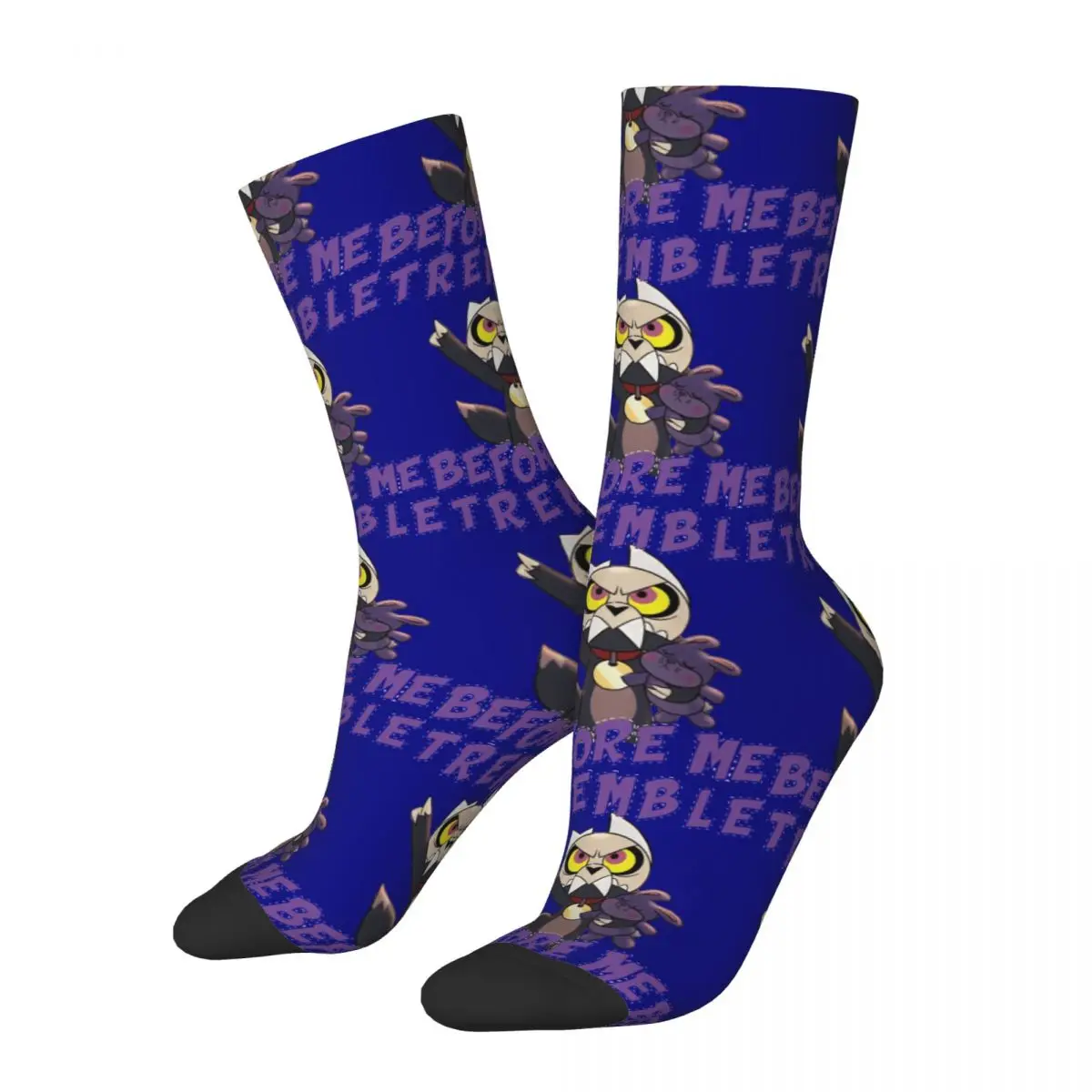 Happy Funny Men's Socks King Active Vintage Harajuku The Owl House Hip Hop Novelty Pattern Crew Crazy Sock Gift Printed