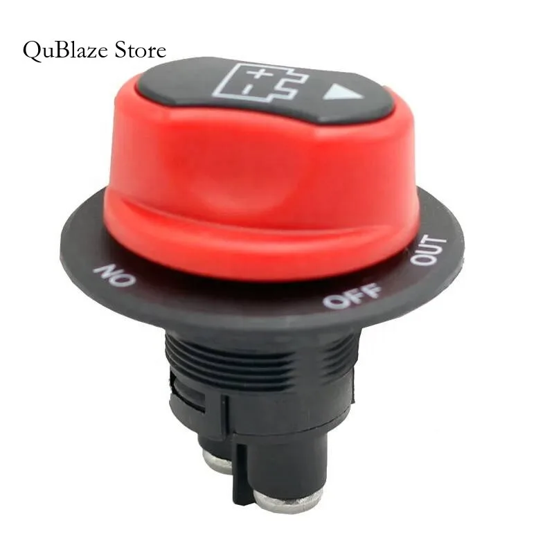 

50A Heavy Duty Isolator 2PIN OFF-ON-OUT Battery Cut OFF Kill Switch For Motorcycles