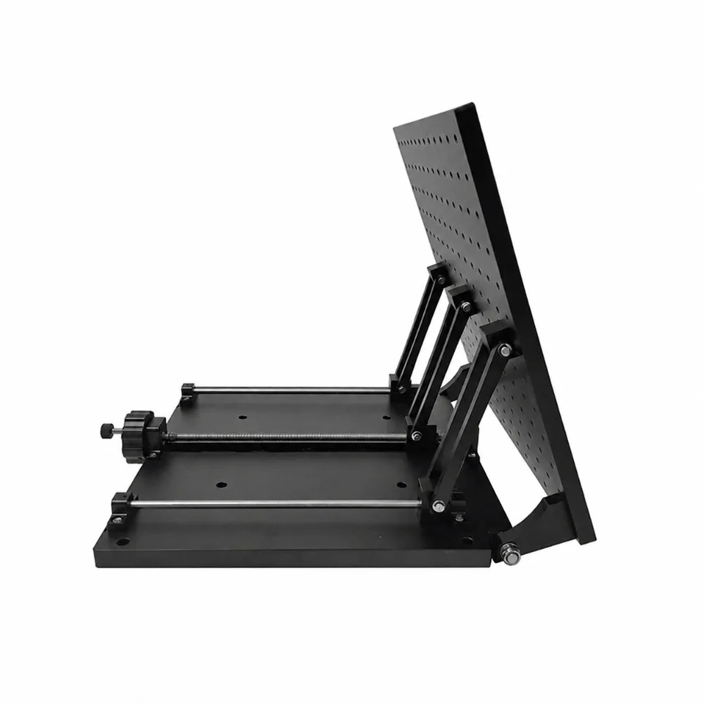 Picture 5: PT-QX400 Manual Tilting Stage Adjustable Angle Platform Tilt Worktable Drilled Mounting Base 70kg Load