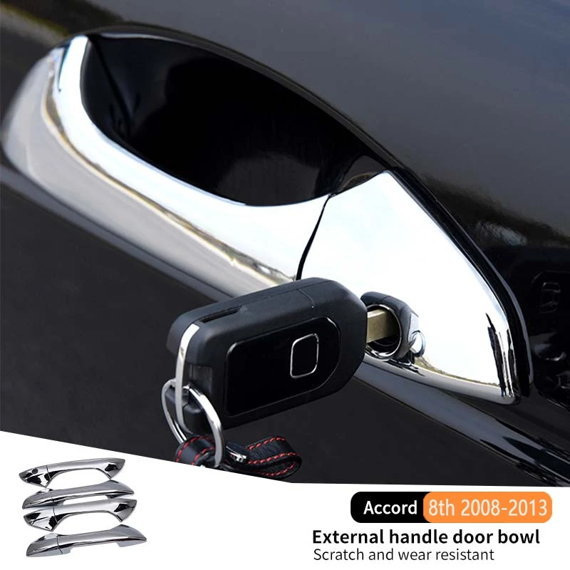 

For Honda Accord 8th 2008-2013 Car Door Exterior Handle Door Bowl Protective Shell Waterproof Wear resistant Cover Accessories