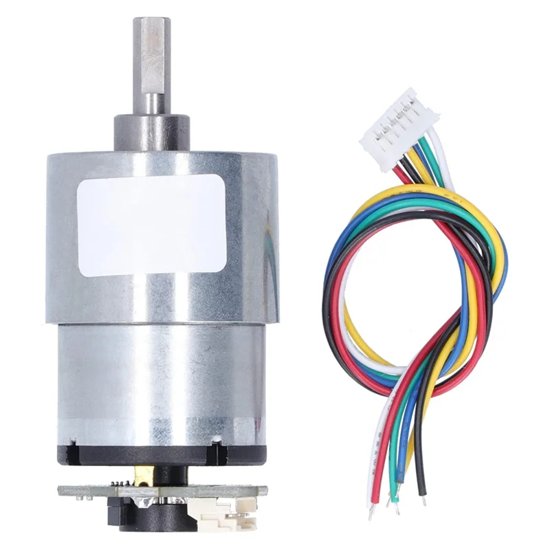 【Space-Saving】Motor With Encoder DC 12V Electric Micro DC Geared Motor Supporting Forward Reverse Movement