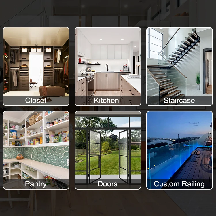 モダン住宅の内装用カスタマイズ スチール製階段 浮遊式直線階段
