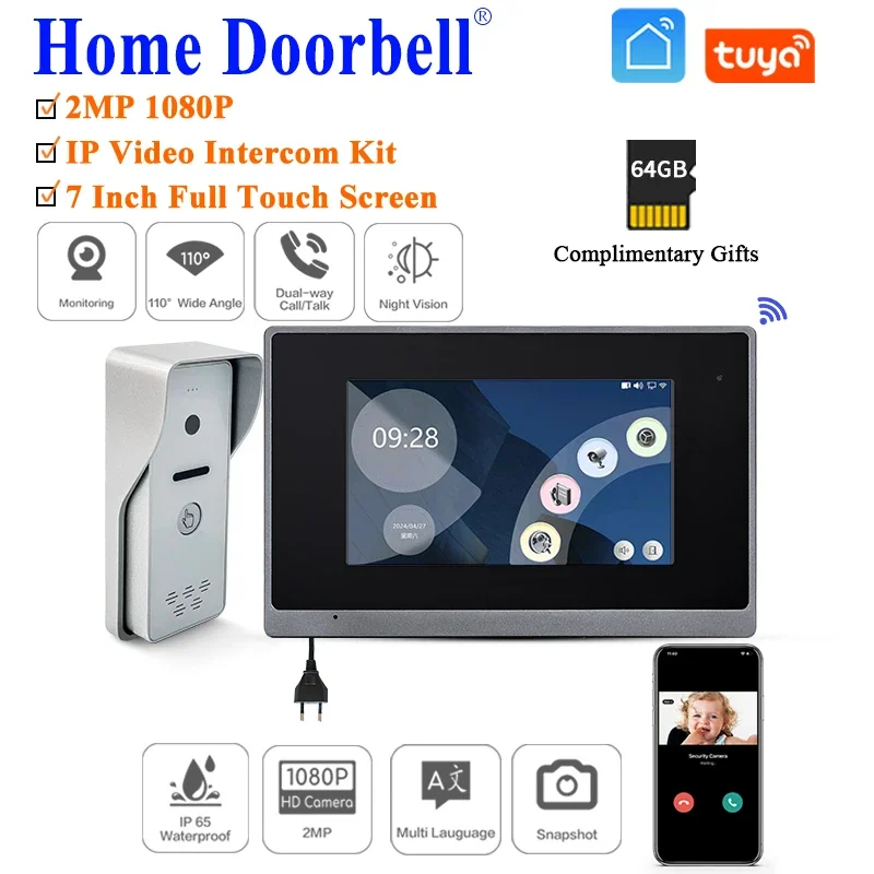 

Simple operation and easy install Street Panel With Press Button Mobile Phone Remote Control Support Smart Life Tuya App Sip