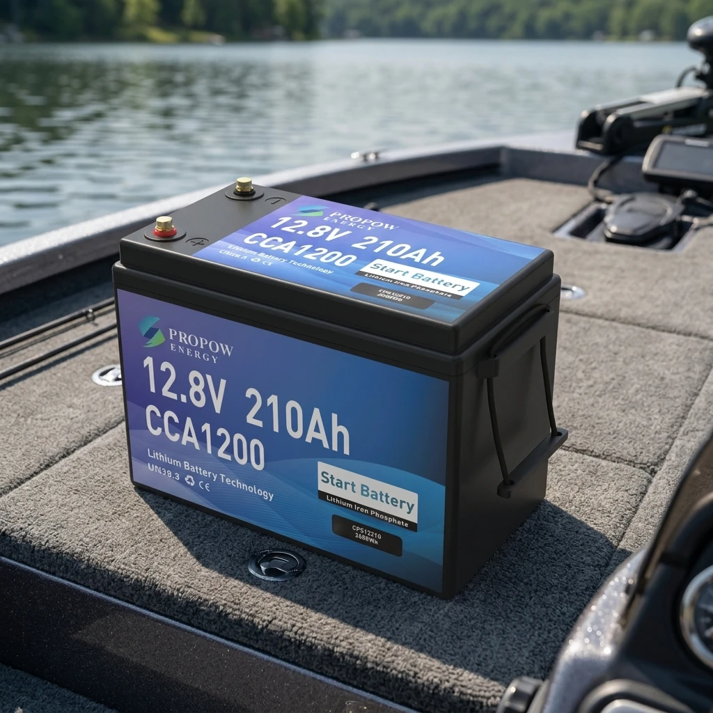 

Up To 1500 High CCA 12V 210Ah LiFePO4 Fishing Boat Lithium Marine Cranking Battery