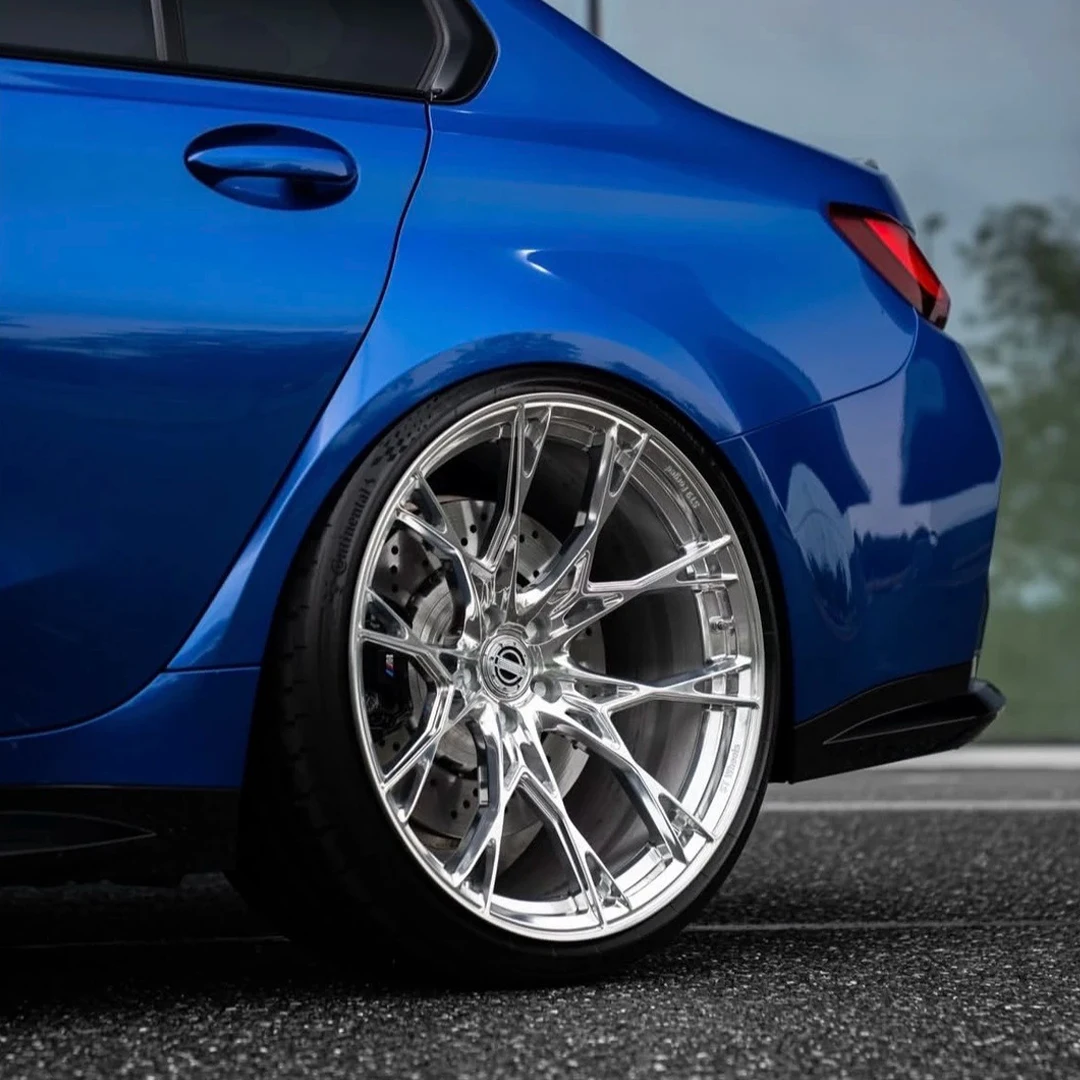 For Monoblock Billet Forged Deep Concave Polish Wheel 18-24 Inch 5x114.3/112/130/120 6x139.7  Polished Passenger Wheel for Audi