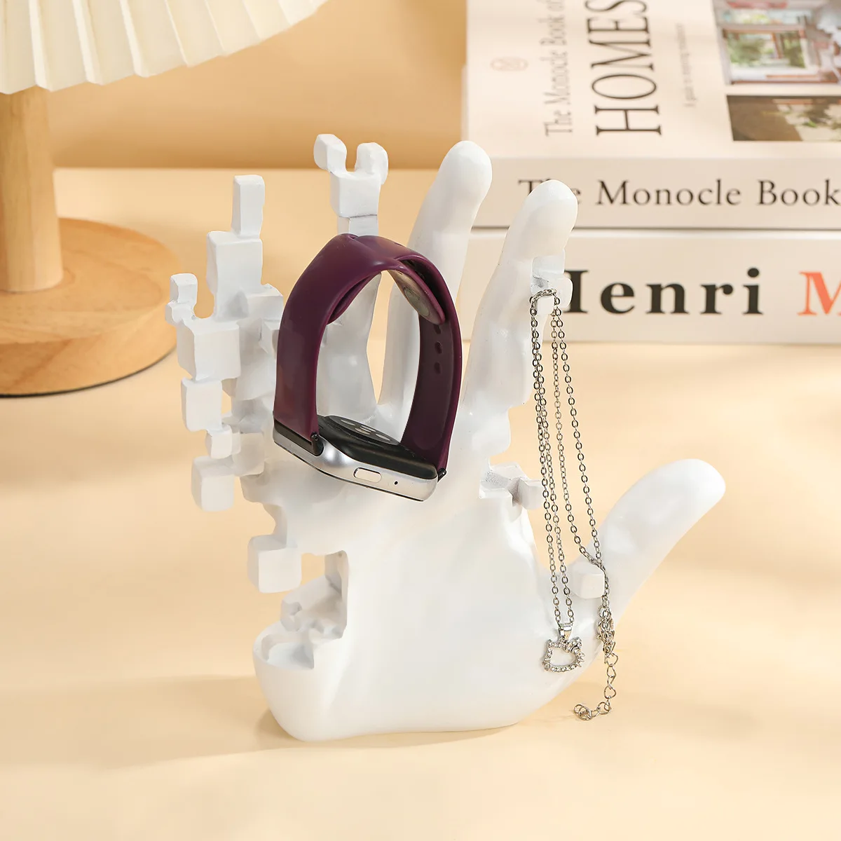 Minimally Creative Mosaic Figurine Modern Style Home Decor Living Room Atmosphere Decoration Desktop Storage Necklace Supplies