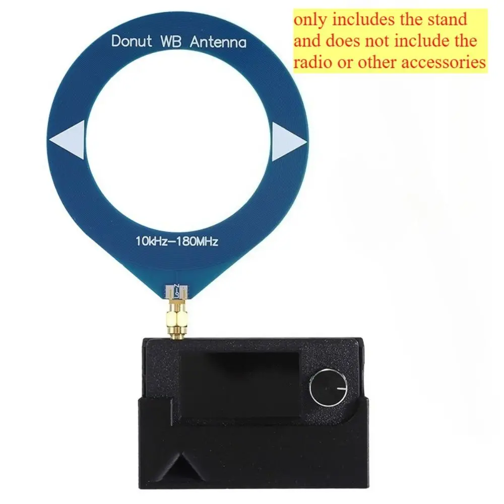 Mini rádio impresso em 3D Suporte dedicado Suporte de amplificação embutido Suporte de rádio de bolso leve para SI4732 V1/V2/V