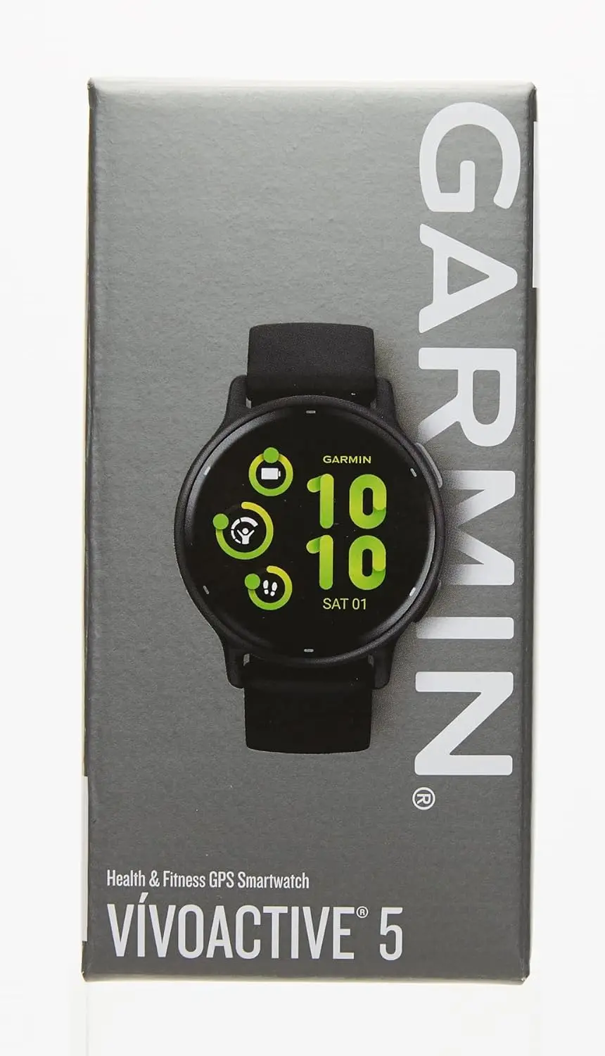 Garmin vívoactive 5, Health and Fitness GPS Smartwatch, AMOLED Display, Up to 11 Days of Battery, Black