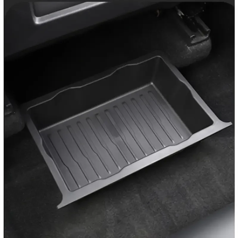 

Under Seat Storage Box Front Rear Seat Organizer Seats Drawer Push Pull Hidden Storage Tray Space Saving Car Accessories