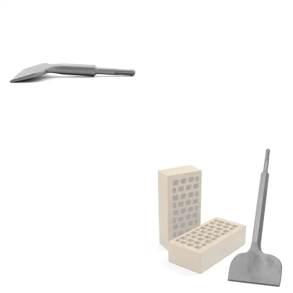2Pcs Electric Hammer Tile Removal Scraping Bits Tile Removal Tool for Decoration Tool Easy to Use
