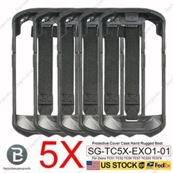 5Pcs Protective Case Hand Bumper Rugged Boot for Zebra TC51 510K TC52 TC56 TC57