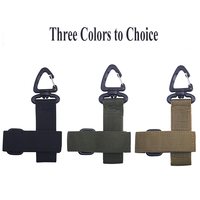 2PCS Outdoor Small tools Tactical Gear Glove Holder Strap, Molle Key Ring Tactical Keychain Nylon Gear Keeper Glove StrapMolle